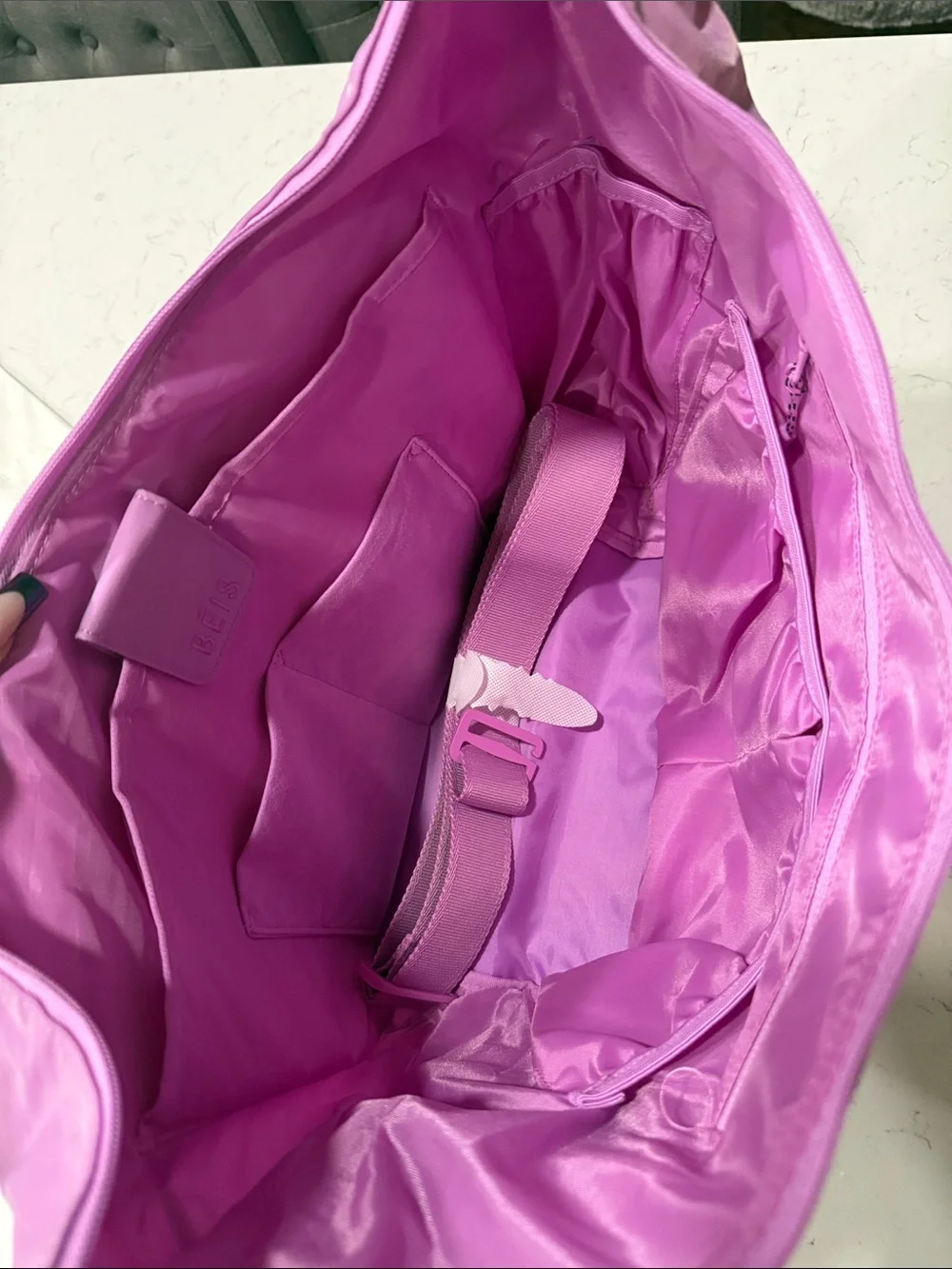 BEIS Crescent Bag - Berry